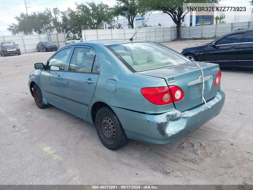 2007 Toyota Corolla Ce VIN: 1NXBR32EX7Z773923 Lot: 40373091