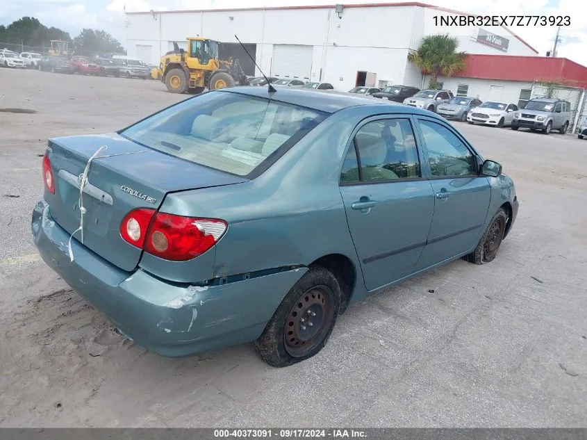 2007 Toyota Corolla Ce VIN: 1NXBR32EX7Z773923 Lot: 40373091