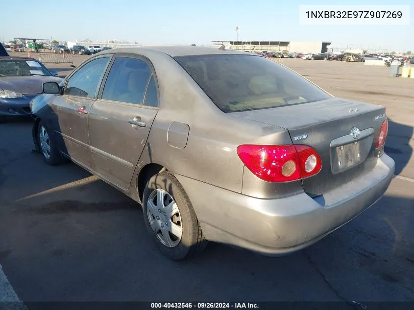 2007 Toyota Corolla Le VIN: 1NXBR32E97Z907269 Lot: 40432546