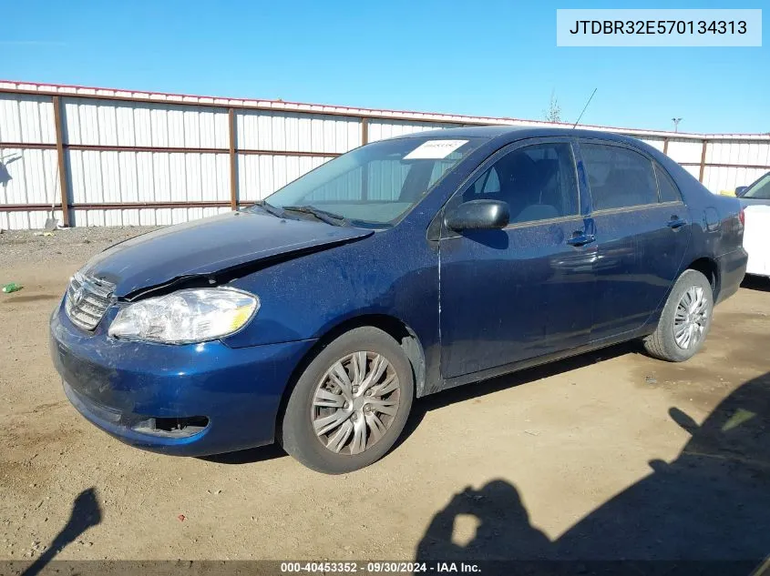 2007 Toyota Corolla Ce VIN: JTDBR32E570134313 Lot: 40453352