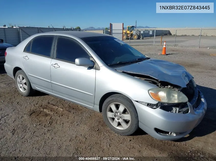 2007 Toyota Corolla Le VIN: 1NXBR32E07Z843445 Lot: 40458527