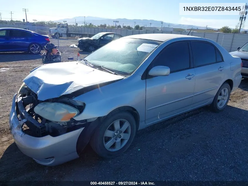 2007 Toyota Corolla Le VIN: 1NXBR32E07Z843445 Lot: 40458527