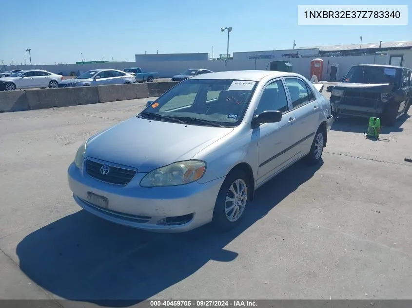 2007 Toyota Corolla Ce VIN: 1NXBR32E37Z783340 Lot: 40459705