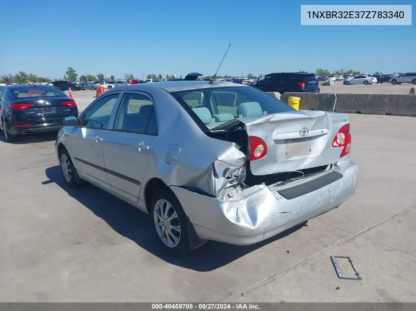 2007 Toyota Corolla Ce VIN: 1NXBR32E37Z783340 Lot: 40459705