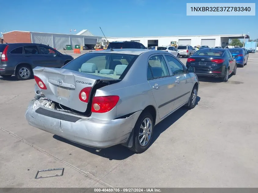 2007 Toyota Corolla Ce VIN: 1NXBR32E37Z783340 Lot: 40459705