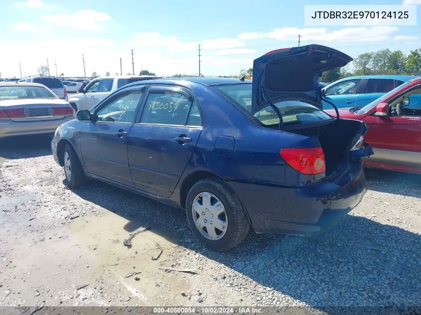 2007 Toyota Corolla Le VIN: JTDBR32E970124125 Lot: 40500054