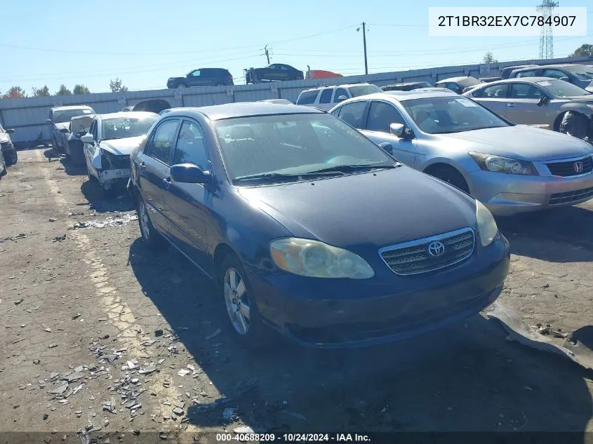 2007 Toyota Corolla Le VIN: 2T1BR32EX7C784907 Lot: 40688209