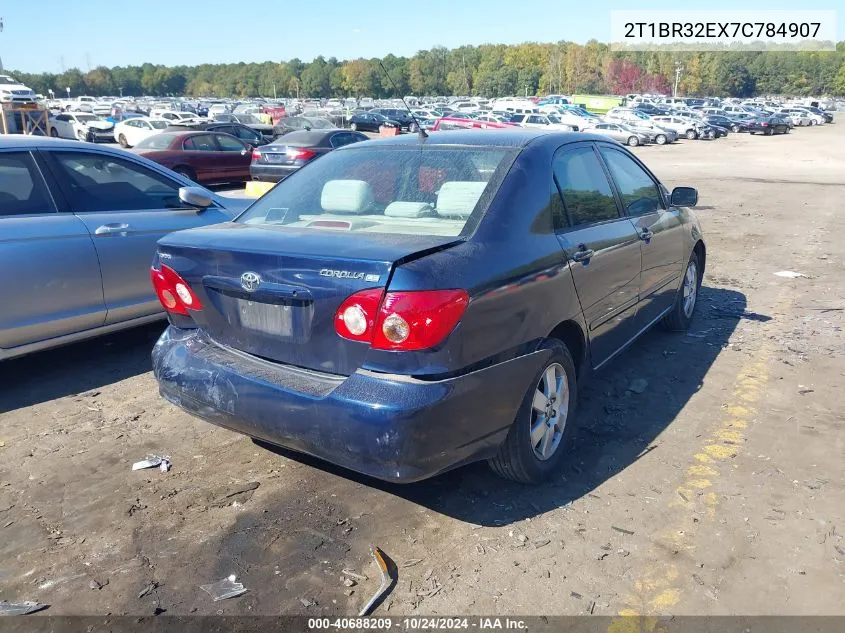 2007 Toyota Corolla Le VIN: 2T1BR32EX7C784907 Lot: 40688209