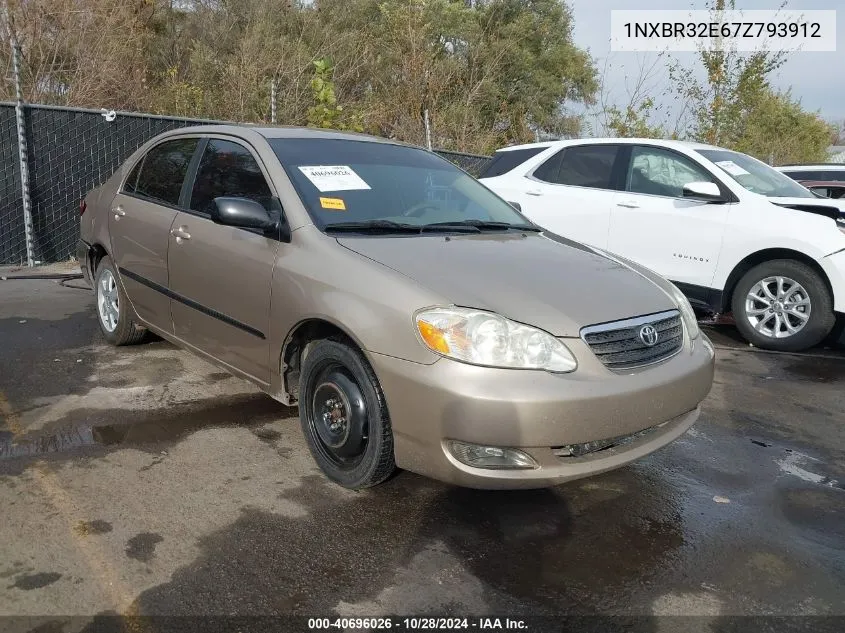 2007 Toyota Corolla Ce VIN: 1NXBR32E67Z793912 Lot: 40696026