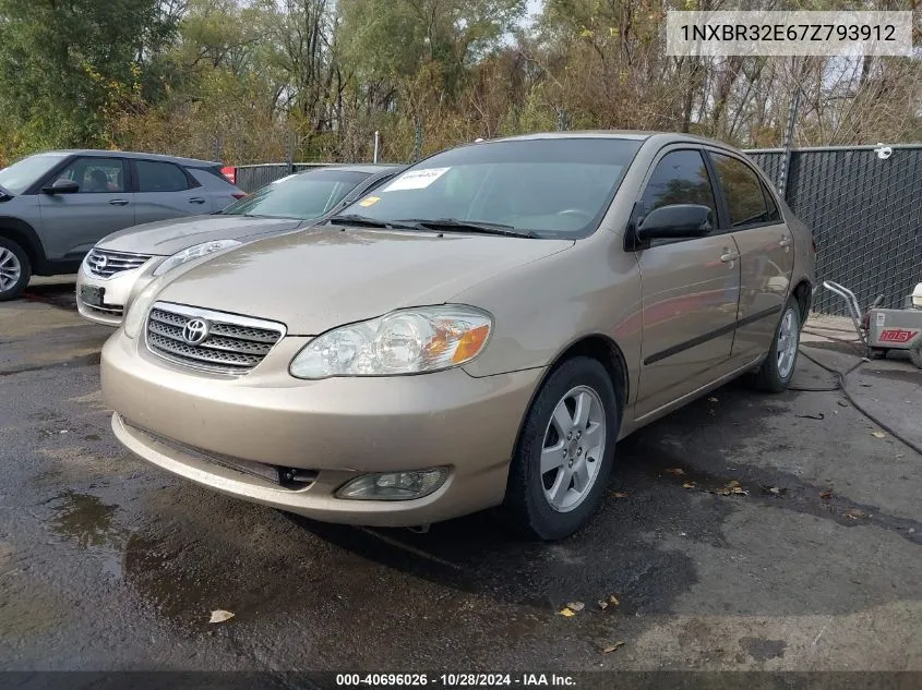 2007 Toyota Corolla Ce VIN: 1NXBR32E67Z793912 Lot: 40696026