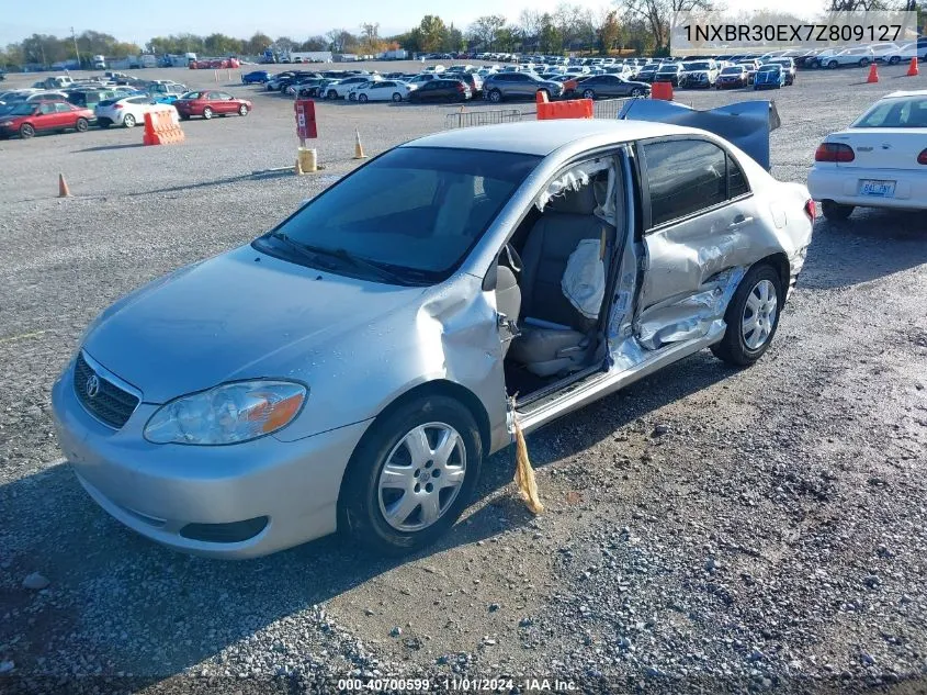 2007 Toyota Corolla Le VIN: 1NXBR30EX7Z809127 Lot: 40700599