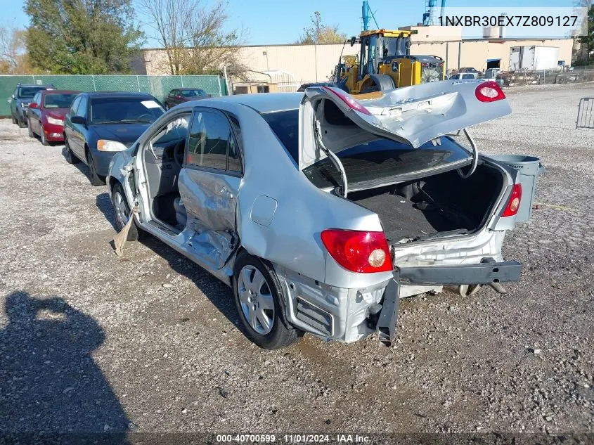 2007 Toyota Corolla Le VIN: 1NXBR30EX7Z809127 Lot: 40700599