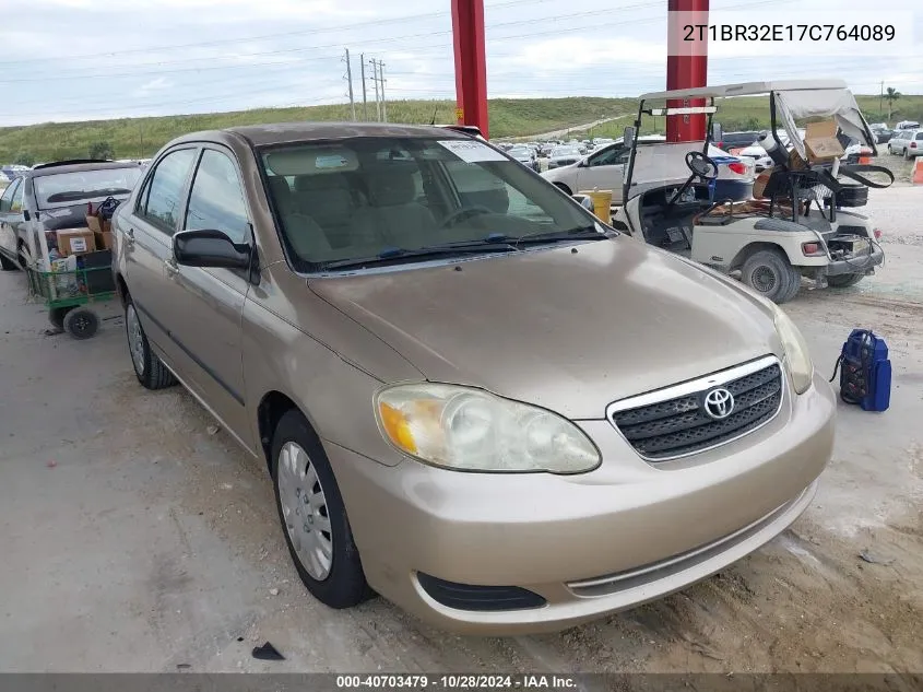 2007 Toyota Corolla Ce VIN: 2T1BR32E17C764089 Lot: 40703479