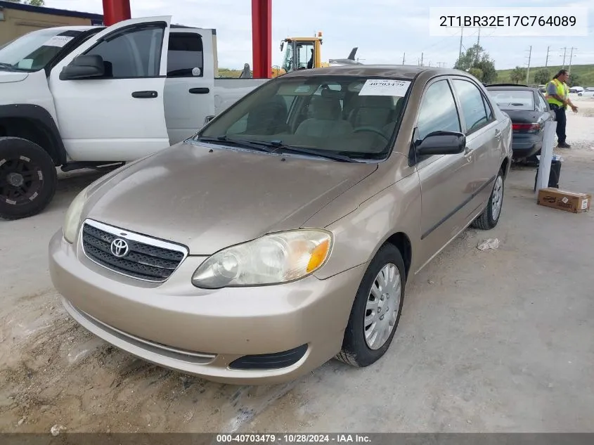 2007 Toyota Corolla Ce VIN: 2T1BR32E17C764089 Lot: 40703479