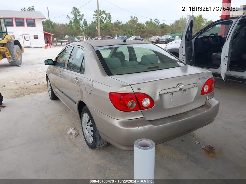 2007 Toyota Corolla Ce VIN: 2T1BR32E17C764089 Lot: 40703479