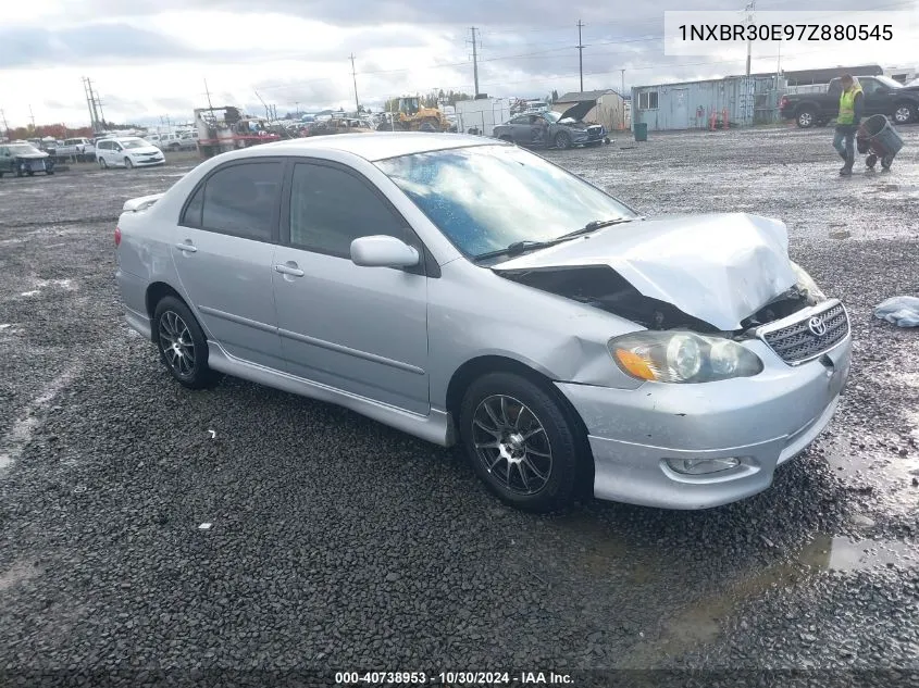 2007 Toyota Corolla S VIN: 1NXBR30E97Z880545 Lot: 40738953