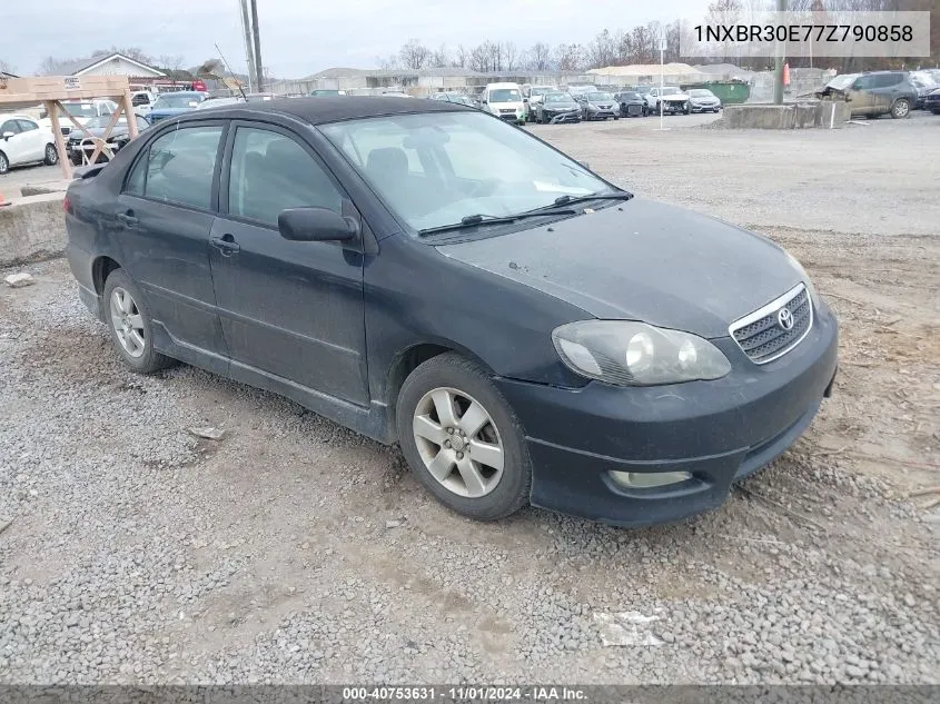 2007 Toyota Corolla S VIN: 1NXBR30E77Z790858 Lot: 40753631