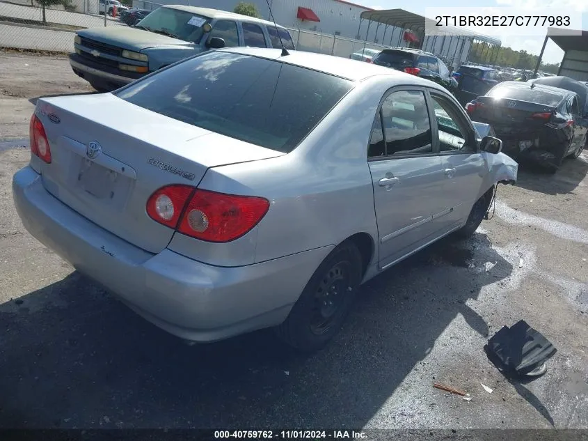 2T1BR32E27C777983 2007 Toyota Corolla Le