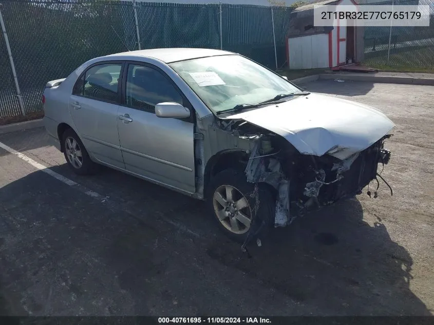 2007 Toyota Corolla S VIN: 2T1BR32E77C765179 Lot: 40761695