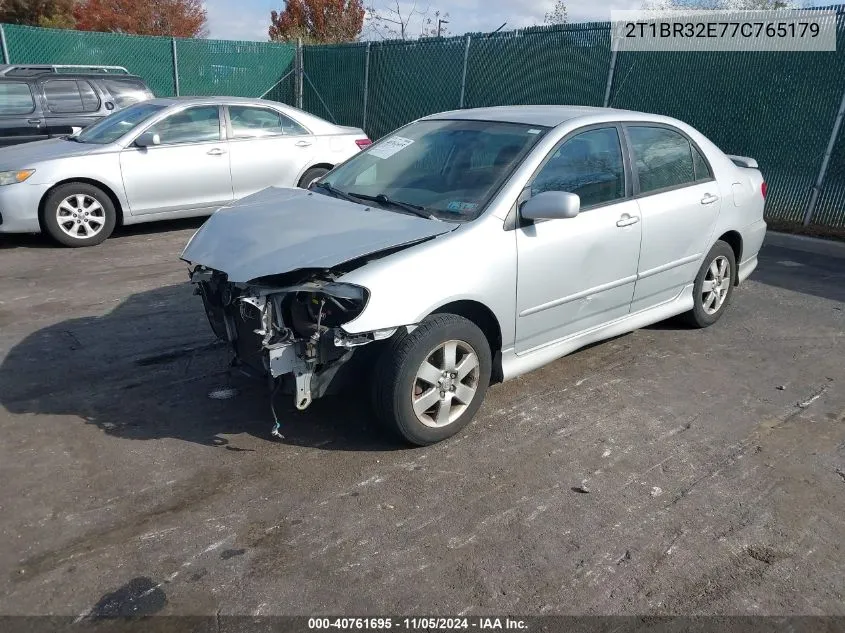 2007 Toyota Corolla S VIN: 2T1BR32E77C765179 Lot: 40761695