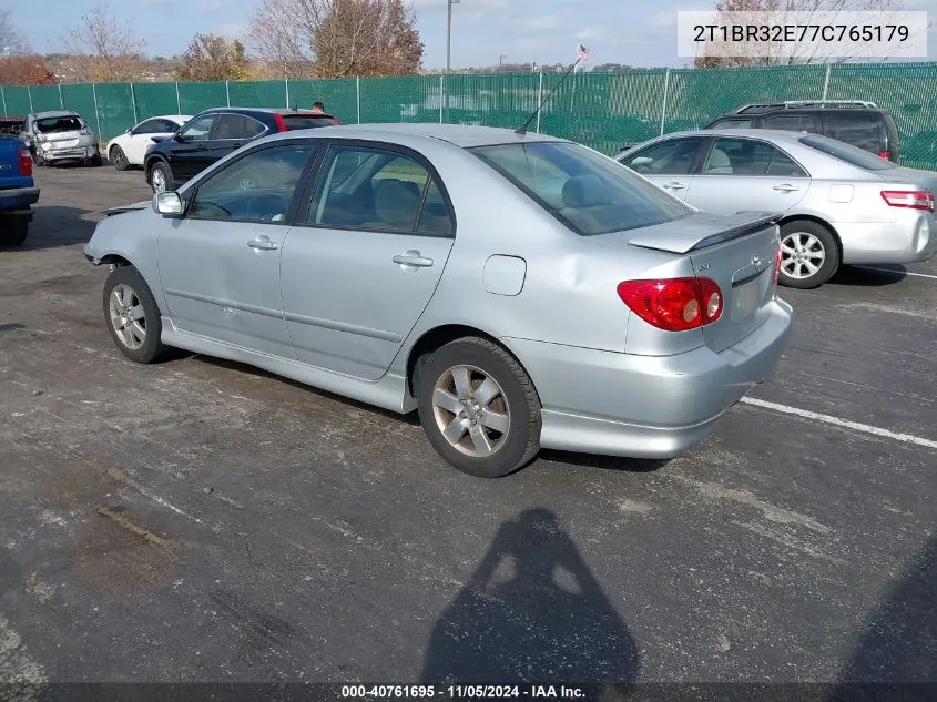 2007 Toyota Corolla S VIN: 2T1BR32E77C765179 Lot: 40761695