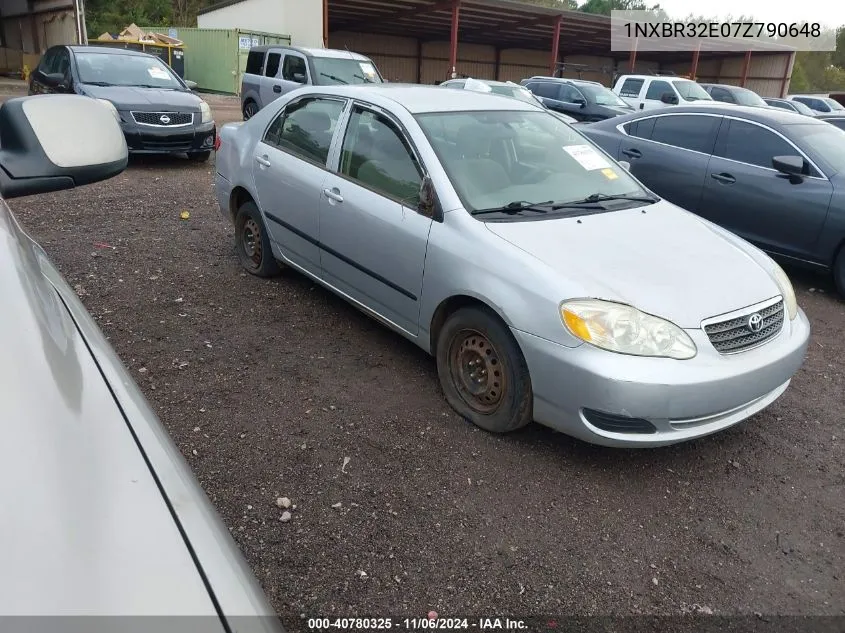 1NXBR32E07Z790648 2007 Toyota Corolla Ce