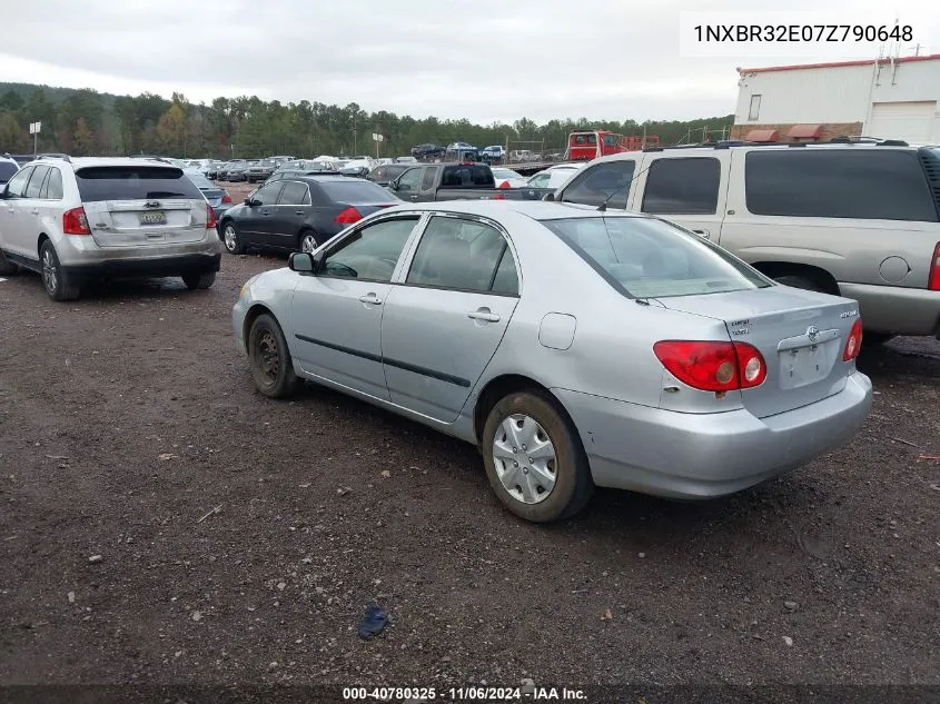 1NXBR32E07Z790648 2007 Toyota Corolla Ce