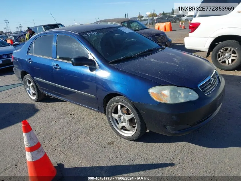 2007 Toyota Corolla Ce VIN: 1NXBR32E77Z853969 Lot: 40781778