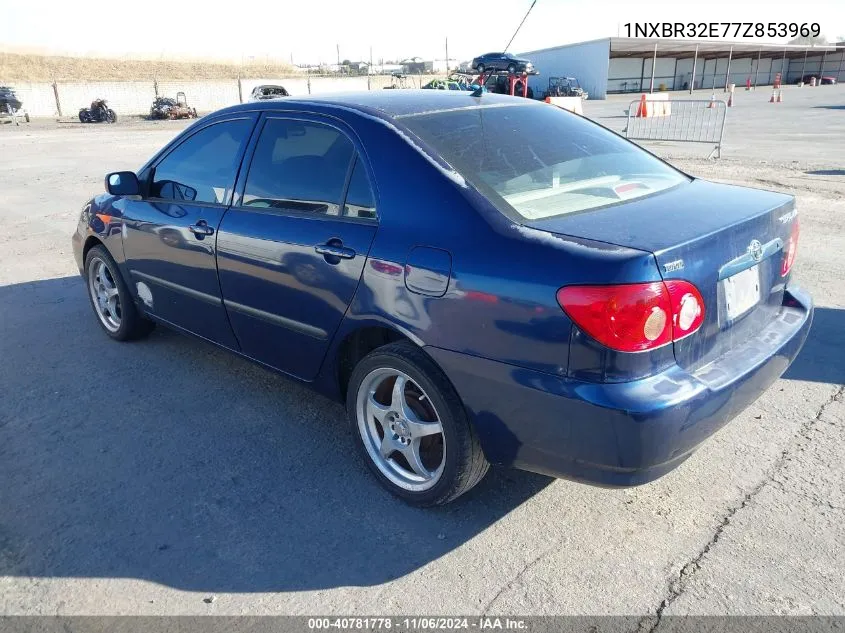 2007 Toyota Corolla Ce VIN: 1NXBR32E77Z853969 Lot: 40781778