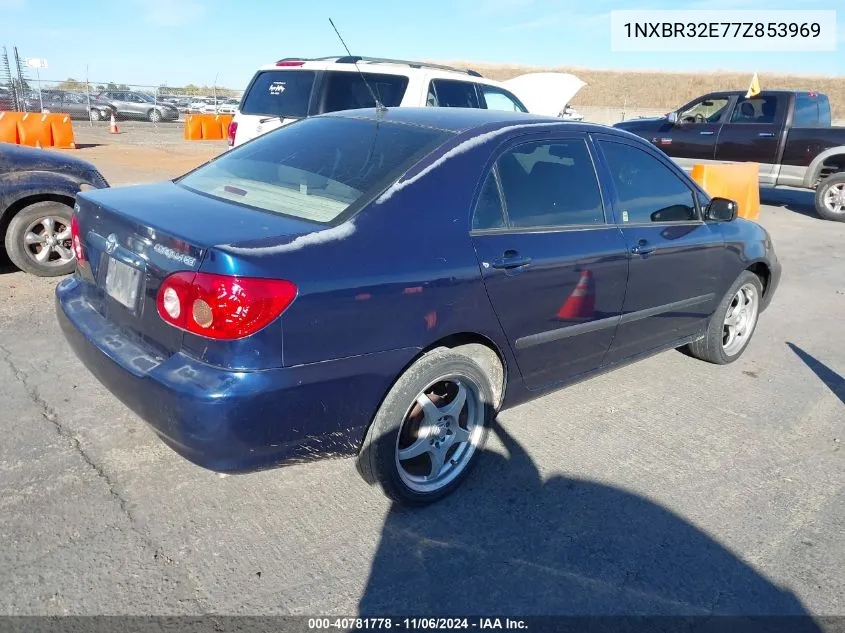 2007 Toyota Corolla Ce VIN: 1NXBR32E77Z853969 Lot: 40781778