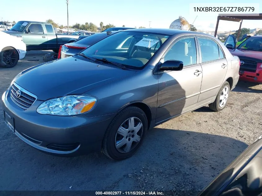 2007 Toyota Corolla Le VIN: 1NXBR32E67Z786779 Lot: 40802977