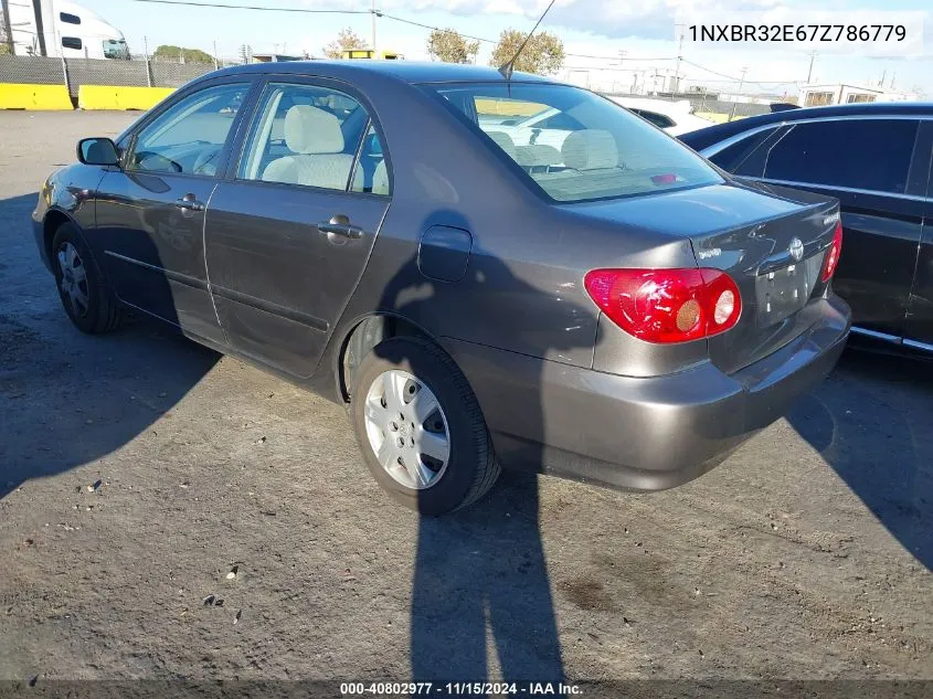 2007 Toyota Corolla Le VIN: 1NXBR32E67Z786779 Lot: 40802977