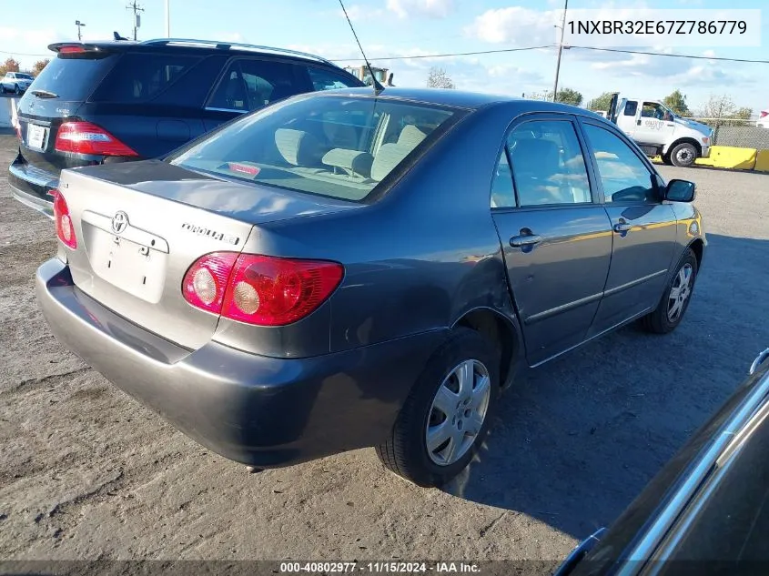 2007 Toyota Corolla Le VIN: 1NXBR32E67Z786779 Lot: 40802977