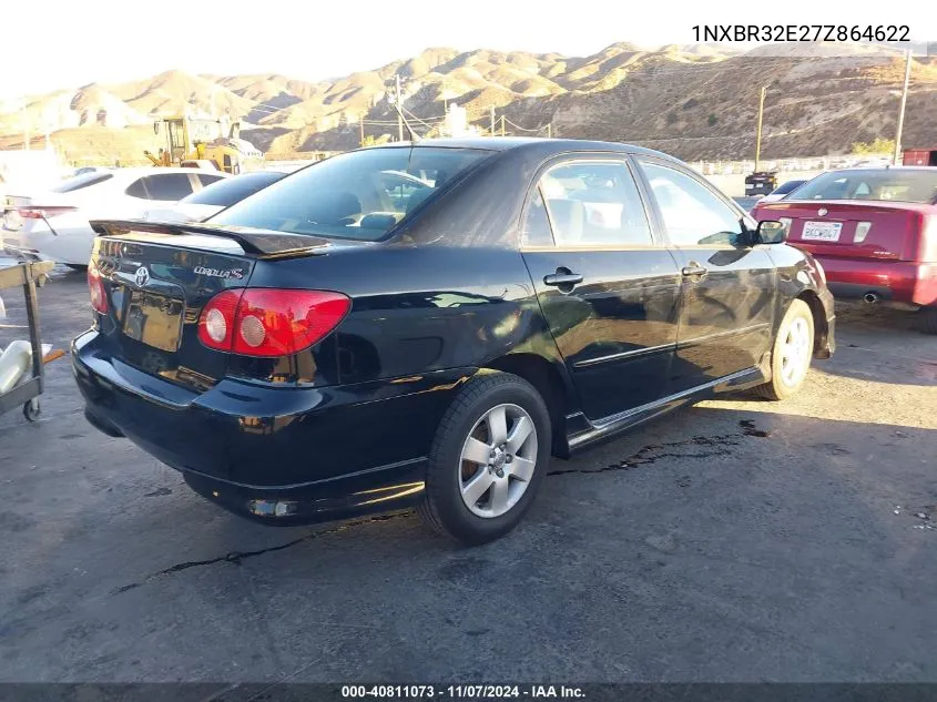 2007 Toyota Corolla S VIN: 1NXBR32E27Z864622 Lot: 40811073