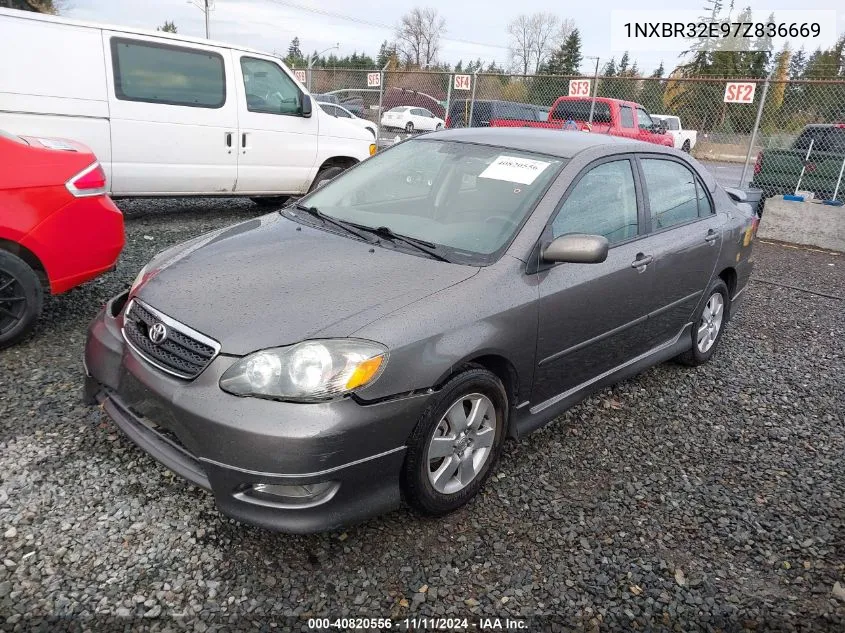 2007 Toyota Corolla S VIN: 1NXBR32E97Z836669 Lot: 40820556