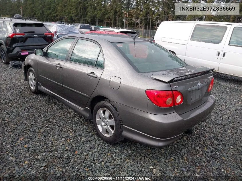 2007 Toyota Corolla S VIN: 1NXBR32E97Z836669 Lot: 40820556