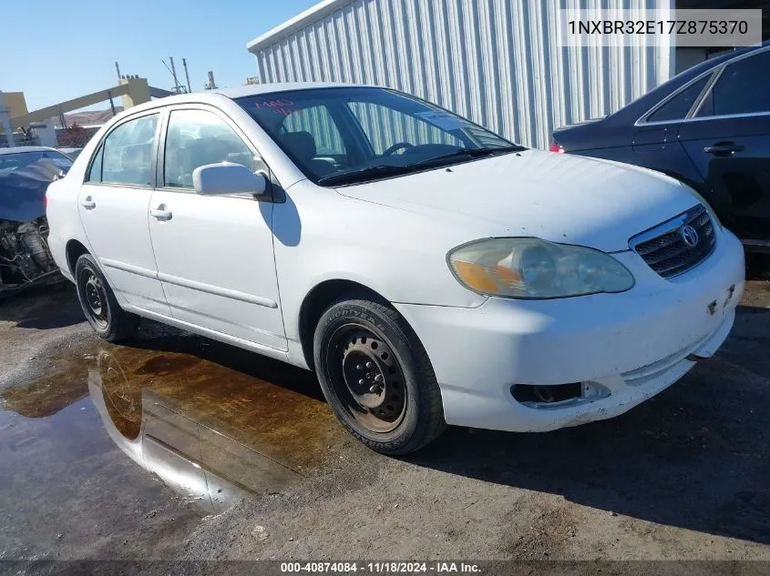 2007 Toyota Corolla Le VIN: 1NXBR32E17Z875370 Lot: 40874084