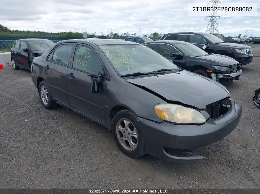 2008 Toyota Corolla Ce/Le/S VIN: 2T1BR32E28C888082 Lot: 12022571