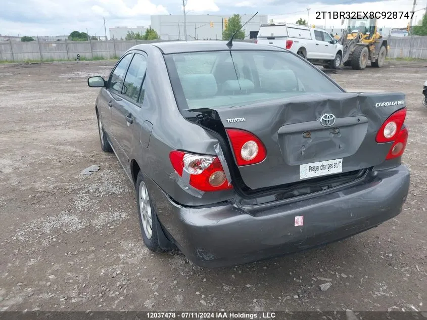 2T1BR32EX8C928747 2008 Toyota Corolla