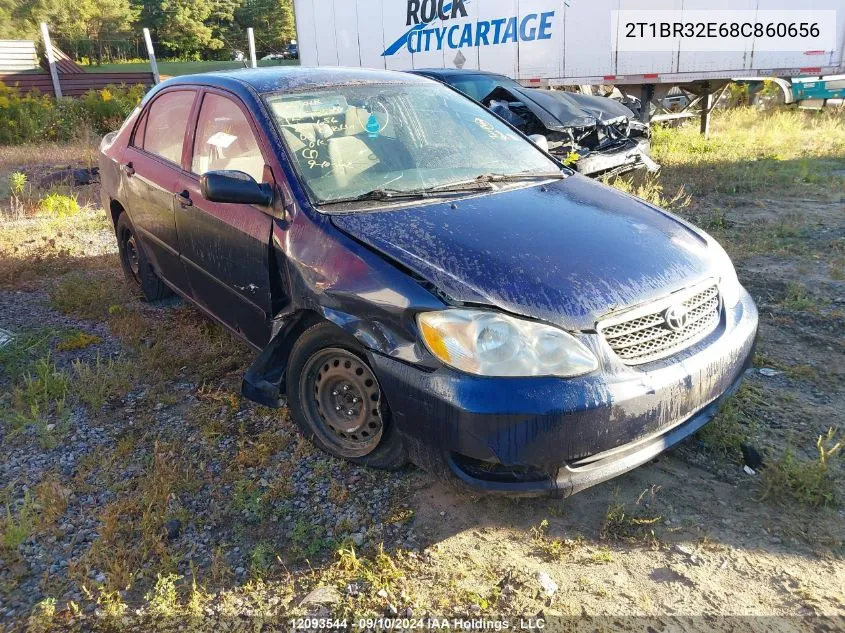 2008 Toyota Corolla VIN: 2T1BR32E68C860656 Lot: 12093544