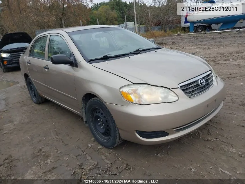 2008 Toyota Corolla Ce VIN: 2T1BR32E28C912011 Lot: 12145336