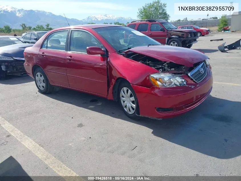 2008 Toyota Corolla Le VIN: 1NXBR30E38Z955709 Lot: 39426518