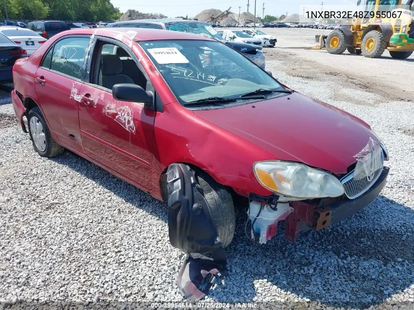 2008 Toyota Corolla Le VIN: 1NXBR32E48Z955067 Lot: 39954614