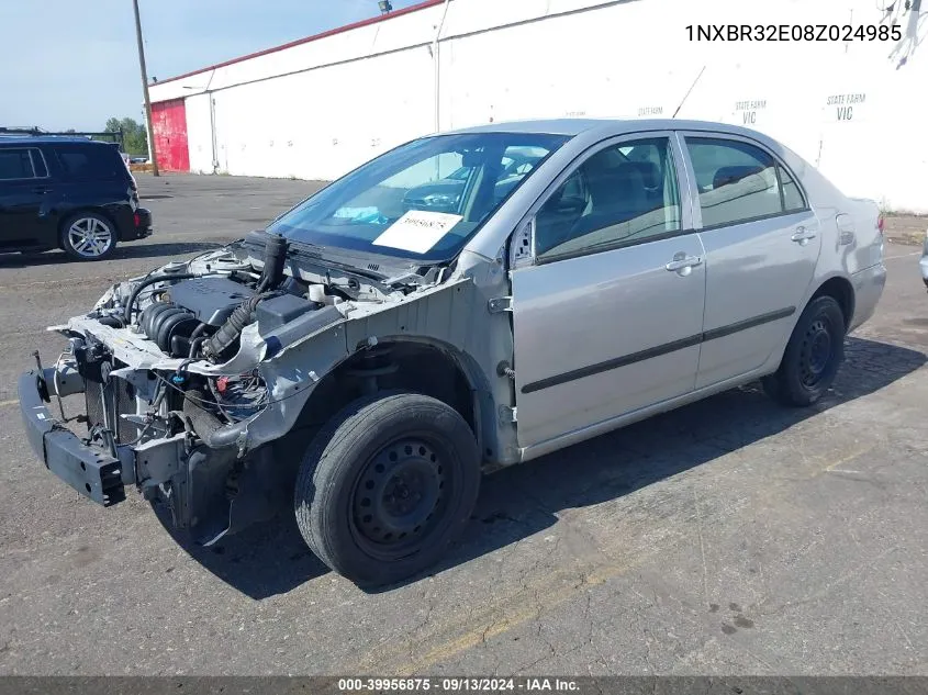 1NXBR32E08Z024985 2008 Toyota Corolla Ce/Le/S