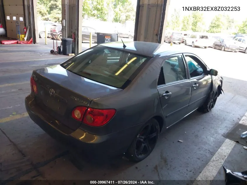 1NXBR32EX8Z032253 2008 Toyota Corolla Ce