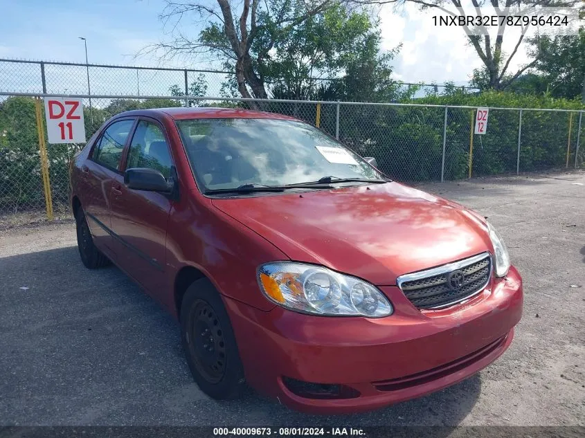 1NXBR32E78Z956424 2008 Toyota Corolla Ce