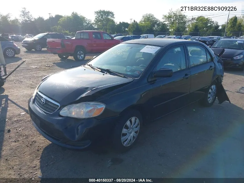 2008 Toyota Corolla Ce/Le/S VIN: 2T1BR32E88C909226 Lot: 40150337