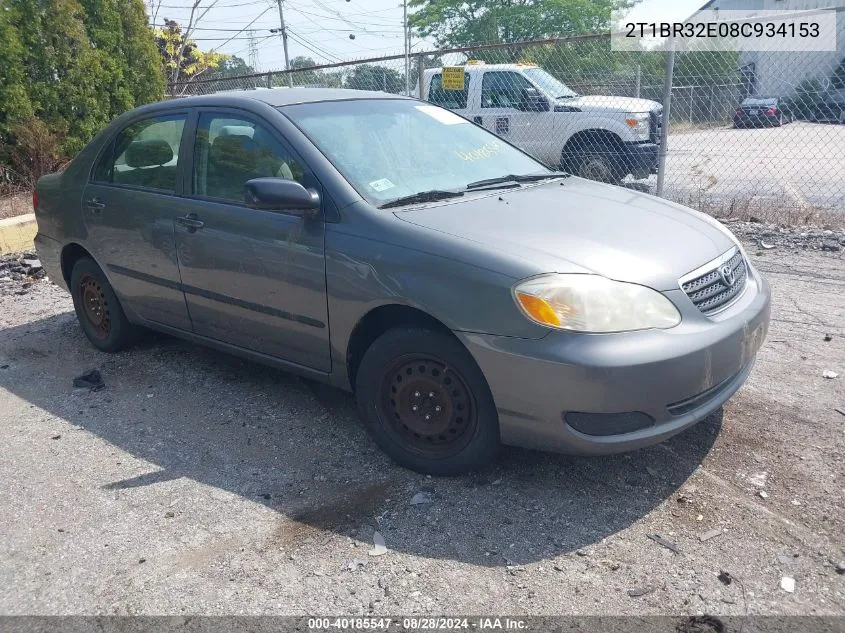 2T1BR32E08C934153 2008 Toyota Corolla Ce