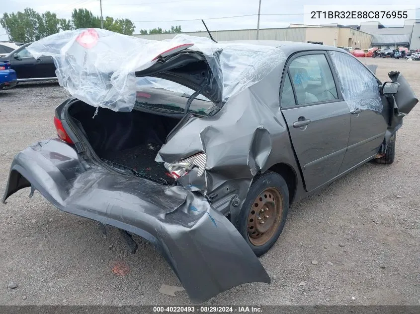 2008 Toyota Corolla Le VIN: 2T1BR32E88C876955 Lot: 40220493