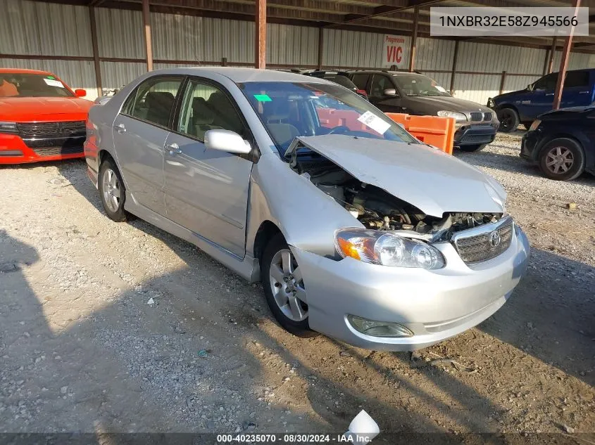 2008 Toyota Corolla S VIN: 1NXBR32E58Z945566 Lot: 40235070